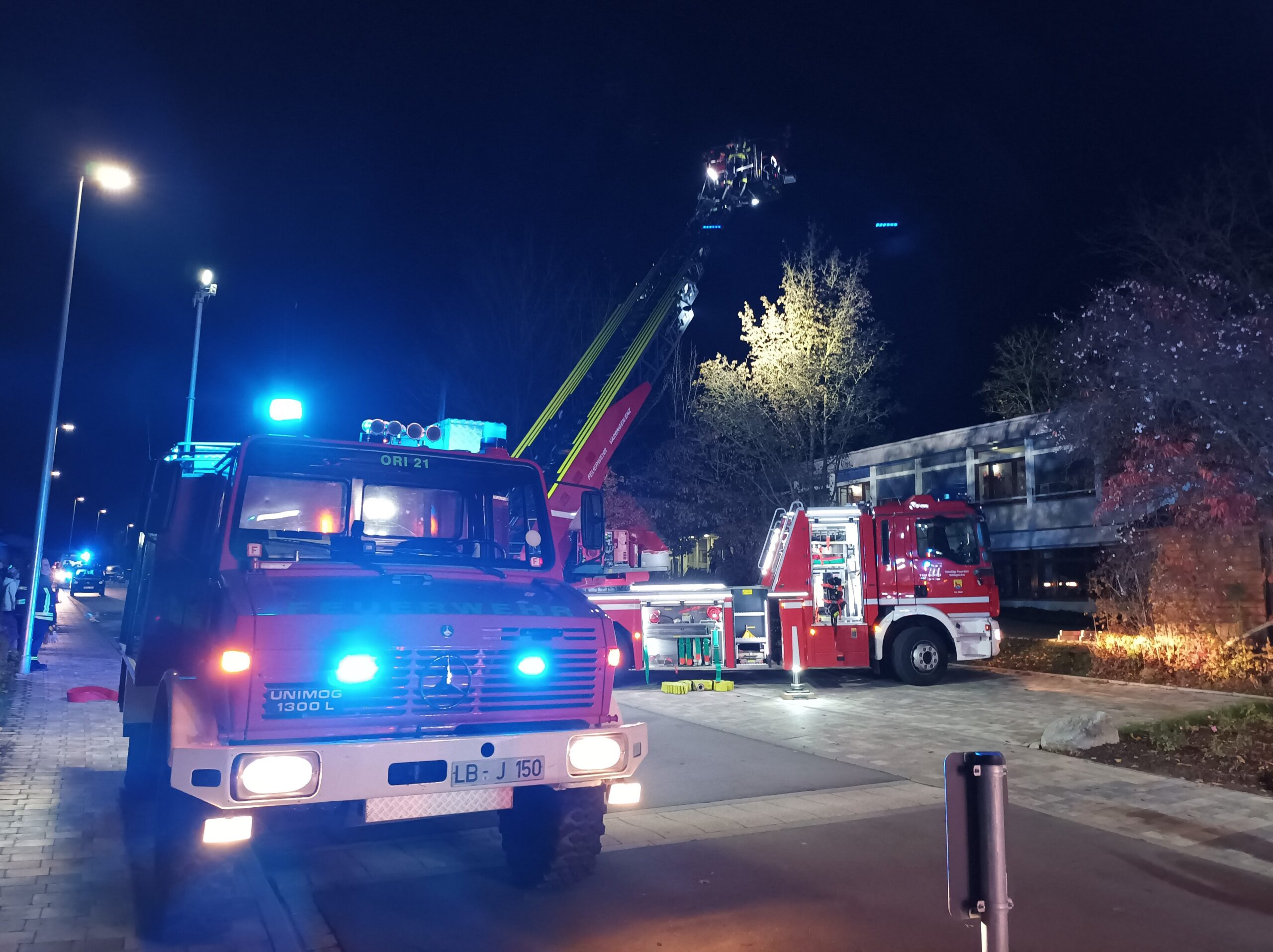 Gemeinsame Bung Der Feuerwehren Vaihingen Enz Und Oberriexingen